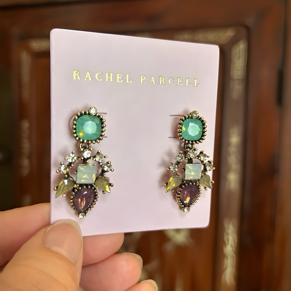 Rachel Parcell Multi-Color Statement Earrings - Picture 3 of 4